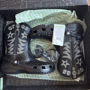 Croc cowboy boots brand new inbox size 7